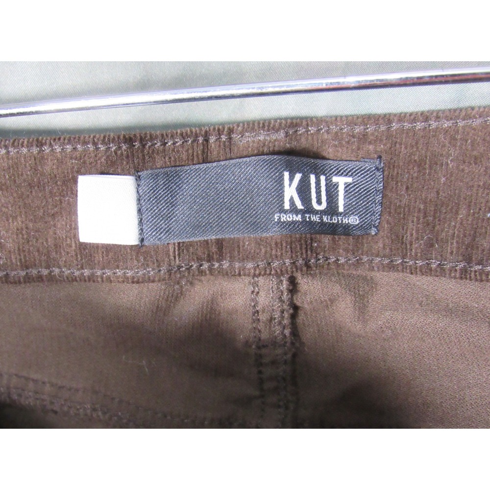 KUT from the Kloth Karen Baby Bootcut Corduroy Pants Brown Size 6 - Picture 6 of 7